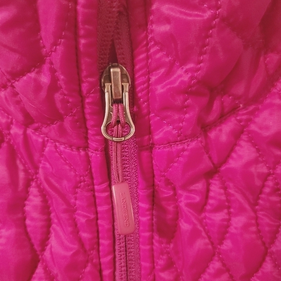Lands end fushia quilted vest. Size XS - Picture 3 of 5